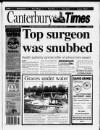 Canterbury Times Thursday 08 January 1998 Page 1