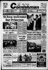 Cornishman Thursday 18 July 1991 Page 1
