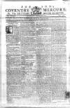 Coventry Standard Monday 15 February 1779 Page 1