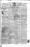 Coventry Standard Monday 22 February 1779 Page 1