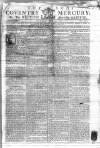 Coventry Standard Monday 15 March 1779 Page 1