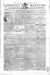 Coventry Standard Monday 22 March 1779 Page 1