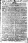 Coventry Standard Monday 26 March 1781 Page 1