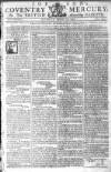 Coventry Standard Monday 30 September 1782 Page 1