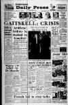 Western Daily Press Friday 18 January 1963 Page 1
