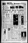 Western Daily Press Thursday 18 May 1967 Page 1