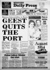 Western Daily Press Wednesday 15 August 1984 Page 1