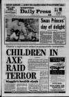 Western Daily Press Monday 14 December 1987 Page 1