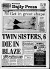 Western Daily Press Tuesday 07 January 1992 Page 1