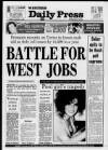 Western Daily Press Friday 14 August 1992 Page 1