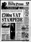Western Daily Press Friday 01 April 1994 Page 1