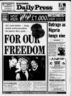 Western Daily Press Saturday 11 November 1995 Page 1