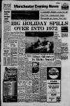 Manchester Evening News Monday 03 January 1972 Page 1