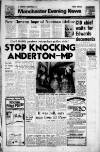 Manchester Evening News Thursday 31 January 1980 Page 1