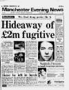 Manchester Evening News Tuesday 30 October 1984 Page 1