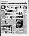 Manchester Evening News Wednesday 20 January 1988 Page 1