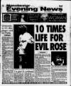 Manchester Evening News Wednesday 22 November 1995 Page 1