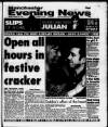 Manchester Evening News Monday 23 December 1996 Page 1