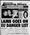 Manchester Evening News Wednesday 10 December 1997 Page 1
