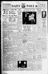 Liverpool Daily Post (Welsh Edition) Tuesday 19 November 1957 Page 1