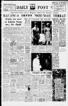 Liverpool Daily Post (Welsh Edition) Monday 08 August 1960 Page 1