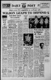 Liverpool Daily Post (Welsh Edition) Saturday 02 September 1967 Page 1