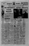 Liverpool Daily Post (Welsh Edition) Wednesday 06 November 1968 Page 1