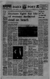 Liverpool Daily Post (Welsh Edition) Saturday 01 November 1969 Page 1