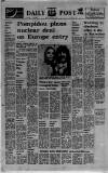 Liverpool Daily Post (Welsh Edition) Monday 01 December 1969 Page 1