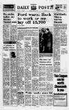 Liverpool Daily Post (Welsh Edition) Thursday 19 February 1970 Page 1