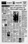 Liverpool Daily Post (Welsh Edition) Saturday 21 February 1970 Page 1