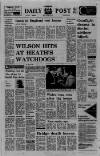 Liverpool Daily Post (Welsh Edition) Friday 16 October 1970 Page 1
