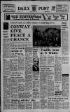 Liverpool Daily Post (Welsh Edition) Monday 03 April 1972 Page 1