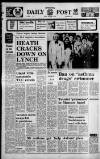 Liverpool Daily Post (Welsh Edition) Tuesday 05 September 1972 Page 1