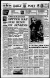 Liverpool Daily Post (Welsh Edition) Monday 02 October 1972 Page 1