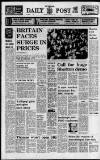 Liverpool Daily Post (Welsh Edition) Thursday 11 January 1973 Page 1