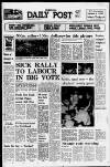 Liverpool Daily Post (Welsh Edition) Wednesday 21 July 1976 Page 1