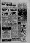 Wilmslow Express Advertiser Thursday 30 October 1986 Page 1