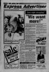 Wilmslow Express Advertiser Thursday 25 December 1986 Page 1