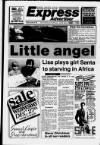 Wilmslow Express Advertiser Thursday 21 December 1989 Page 1