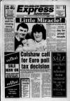 Wilmslow Express Advertiser Thursday 25 January 1990 Page 1