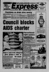 Wilmslow Express Advertiser Thursday 05 December 1991 Page 1