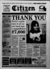 Gloucester Citizen Monday 02 March 1992 Page 1