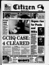 Gloucester Citizen Friday 14 January 1994 Page 1