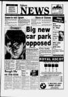 Staines & Egham News Thursday 09 January 1986 Page 1