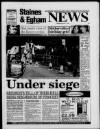 Staines & Egham News Thursday 01 April 1999 Page 1