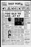 Liverpool Daily Post Saturday 07 October 1978 Page 1