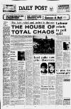 Liverpool Daily Post Friday 08 December 1978 Page 1