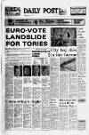 Liverpool Daily Post Monday 11 June 1979 Page 1