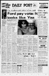 Liverpool Daily Post Tuesday 13 January 1981 Page 1